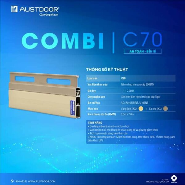 COMBI C70 Austdoor