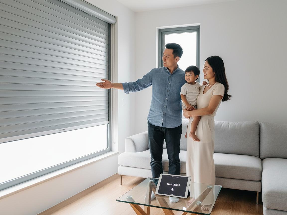 Cửa cuốn voice control