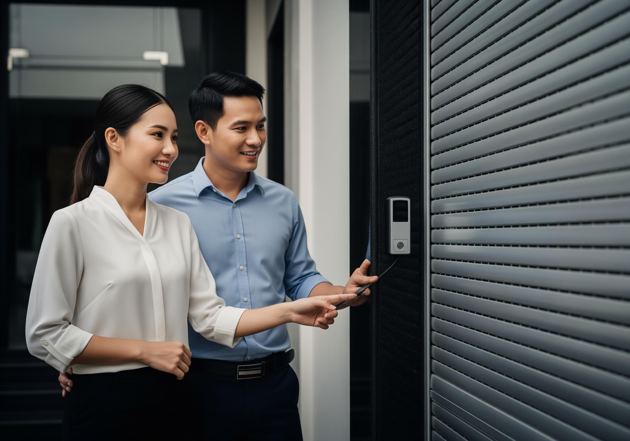 Cửa cuốn an ninh cao