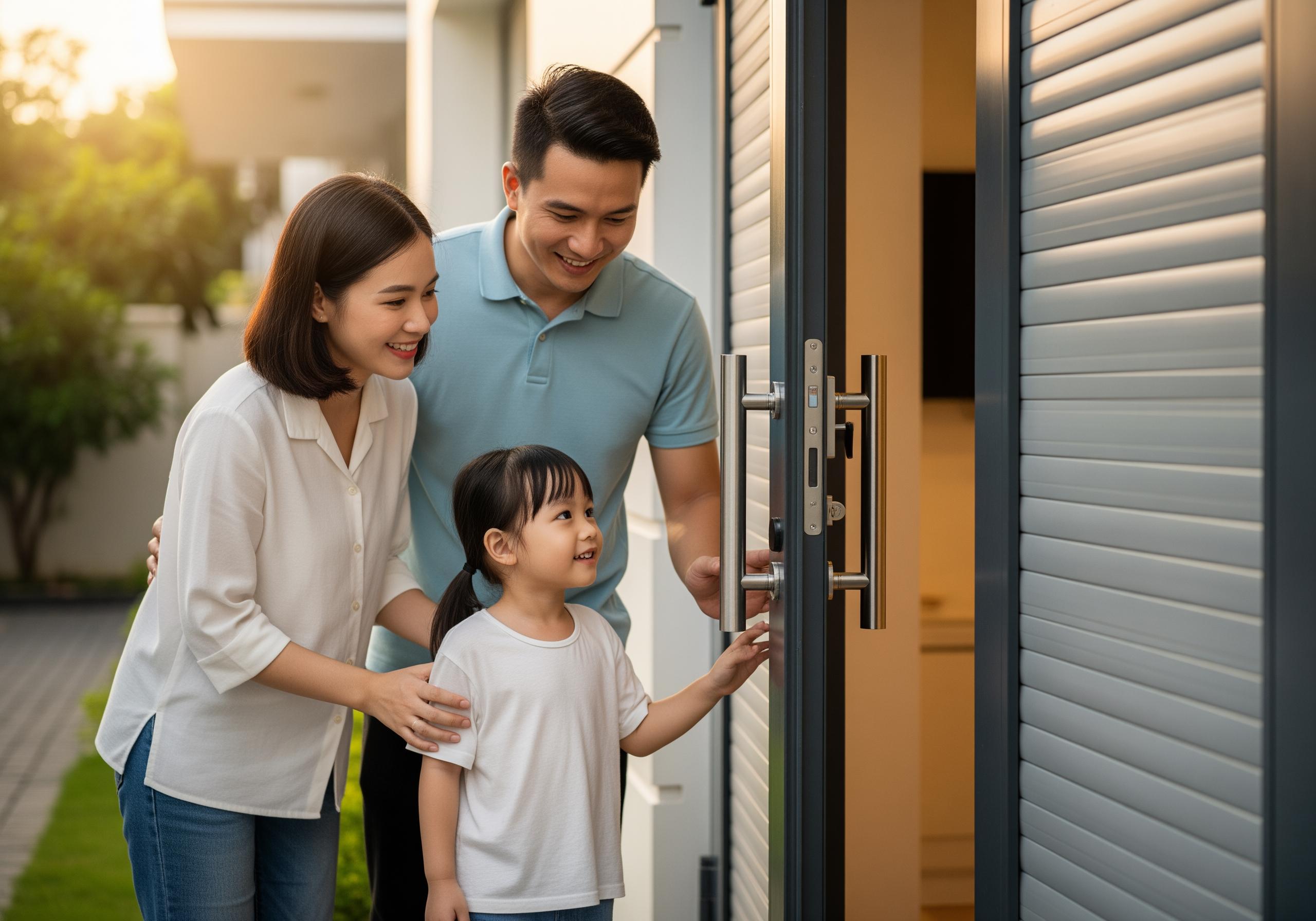 Cửa cuốn tích hợp cảm biến