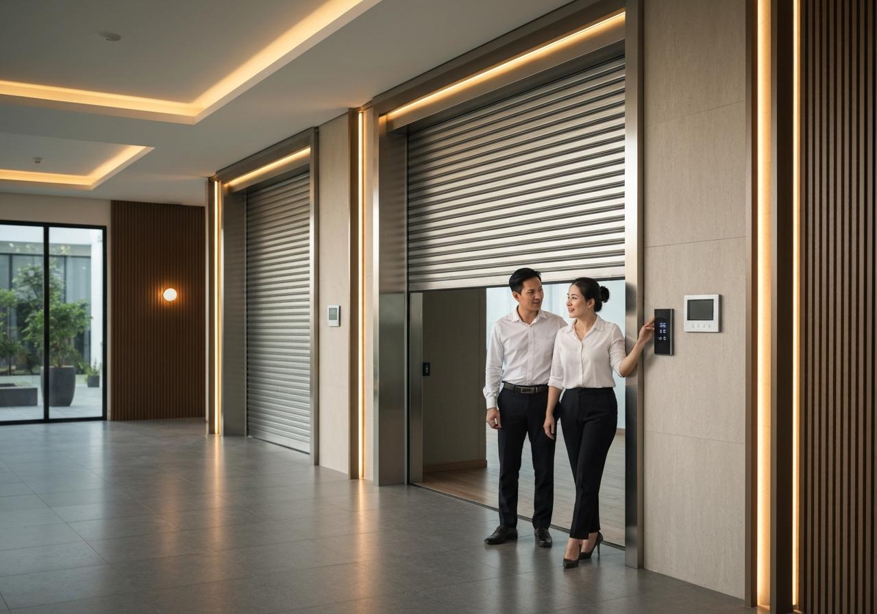 Cửa cuốn cho chung cư