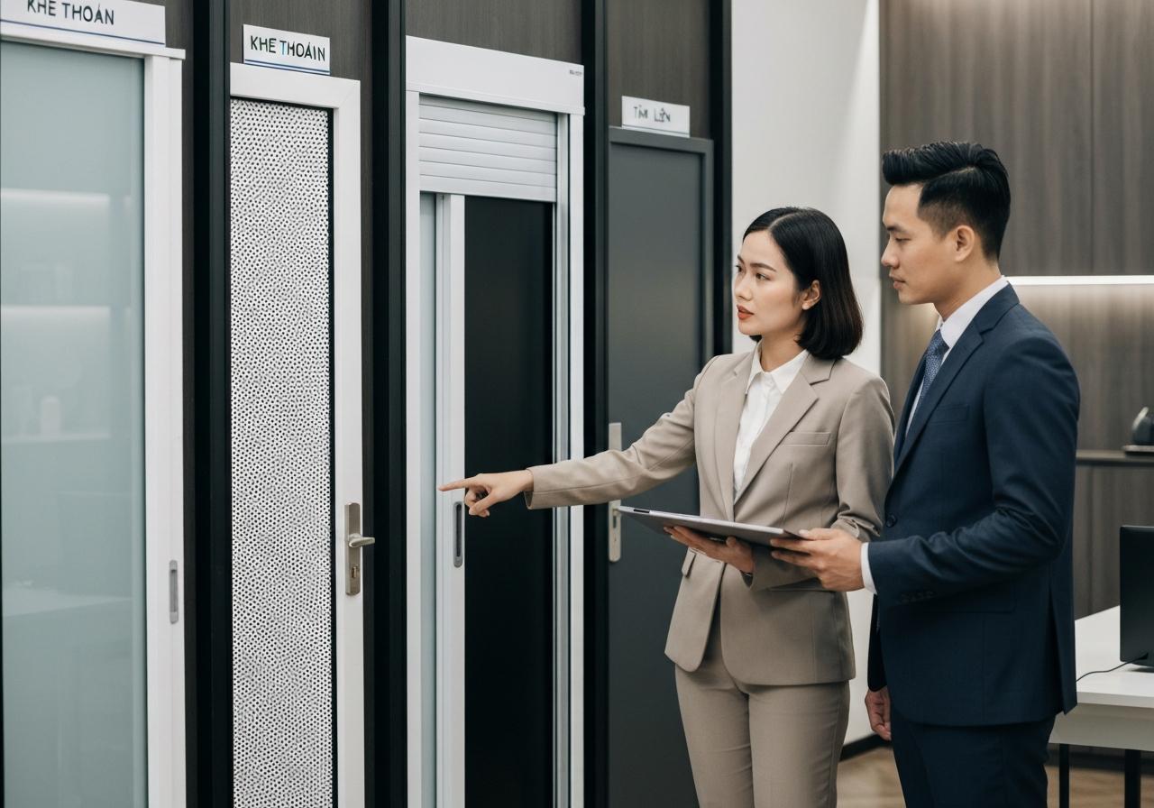 Cửa cuốn cho văn phòng