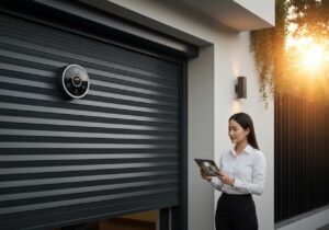 Cửa cuốn tích hợp camera