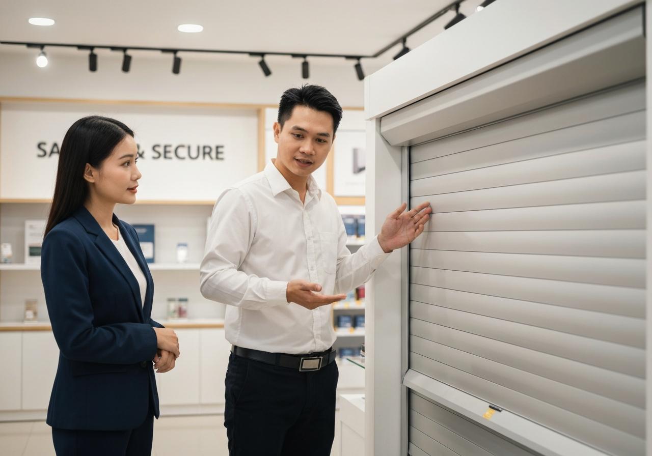 Cửa cuốn cho cửa hàng