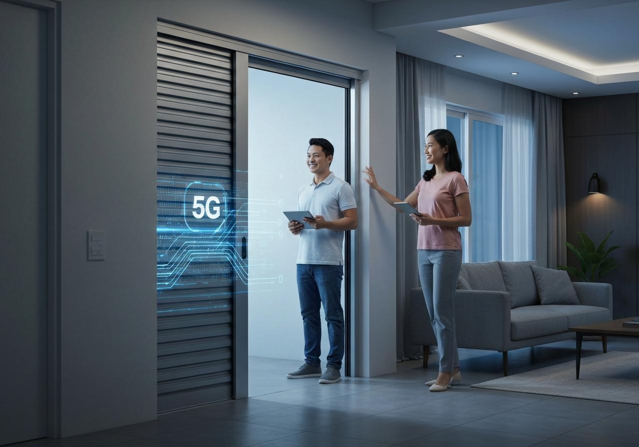 Cửa cuốn kết nối 5G