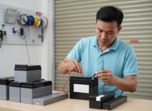 Ắc quy bộ lưu điện cửa cuốn