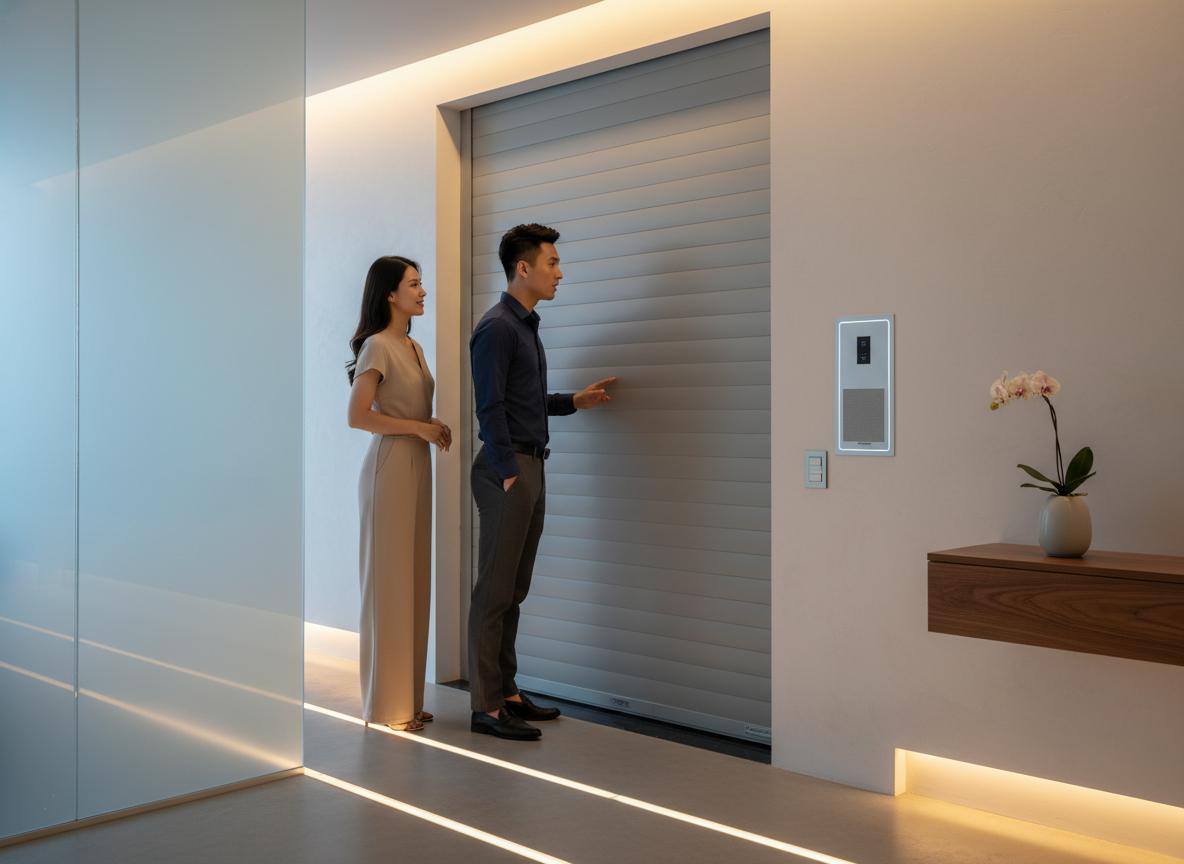 Cửa cuốn tích hợp loa