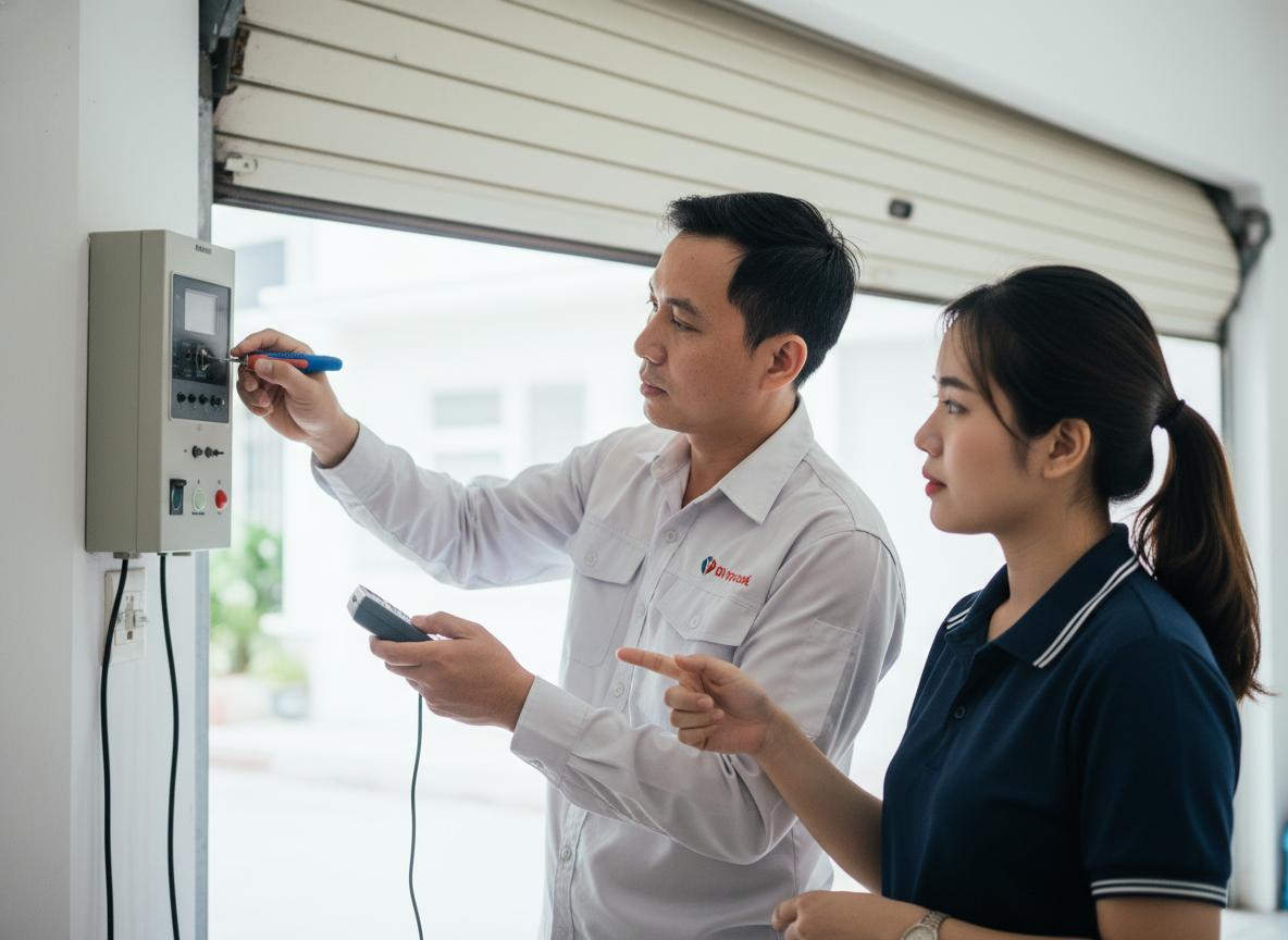 Lỗi nhảy mã cửa cuốn