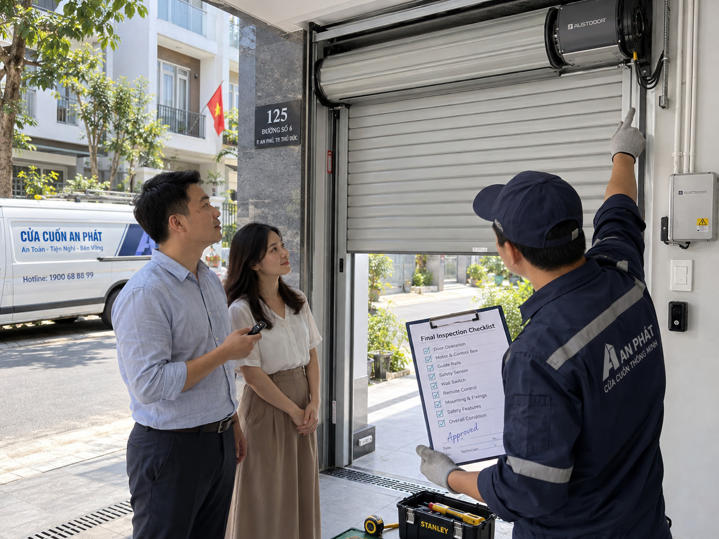 Lỗi thường gặp khi lắp đặt cửa cuốn và cách xử lý ngay lúc nghiệm thu