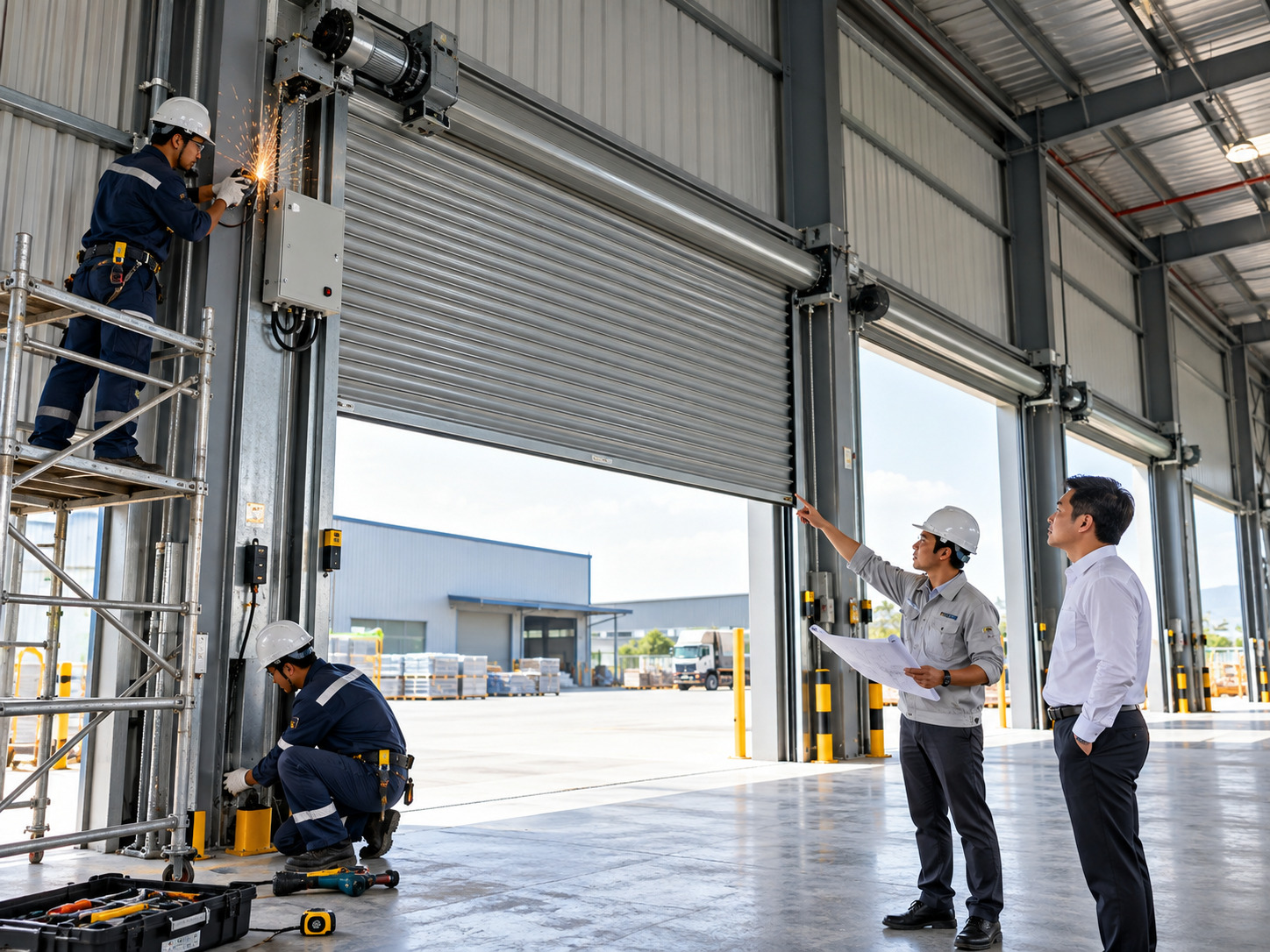 Cửa cuốn công nghiệp nhà xưởng